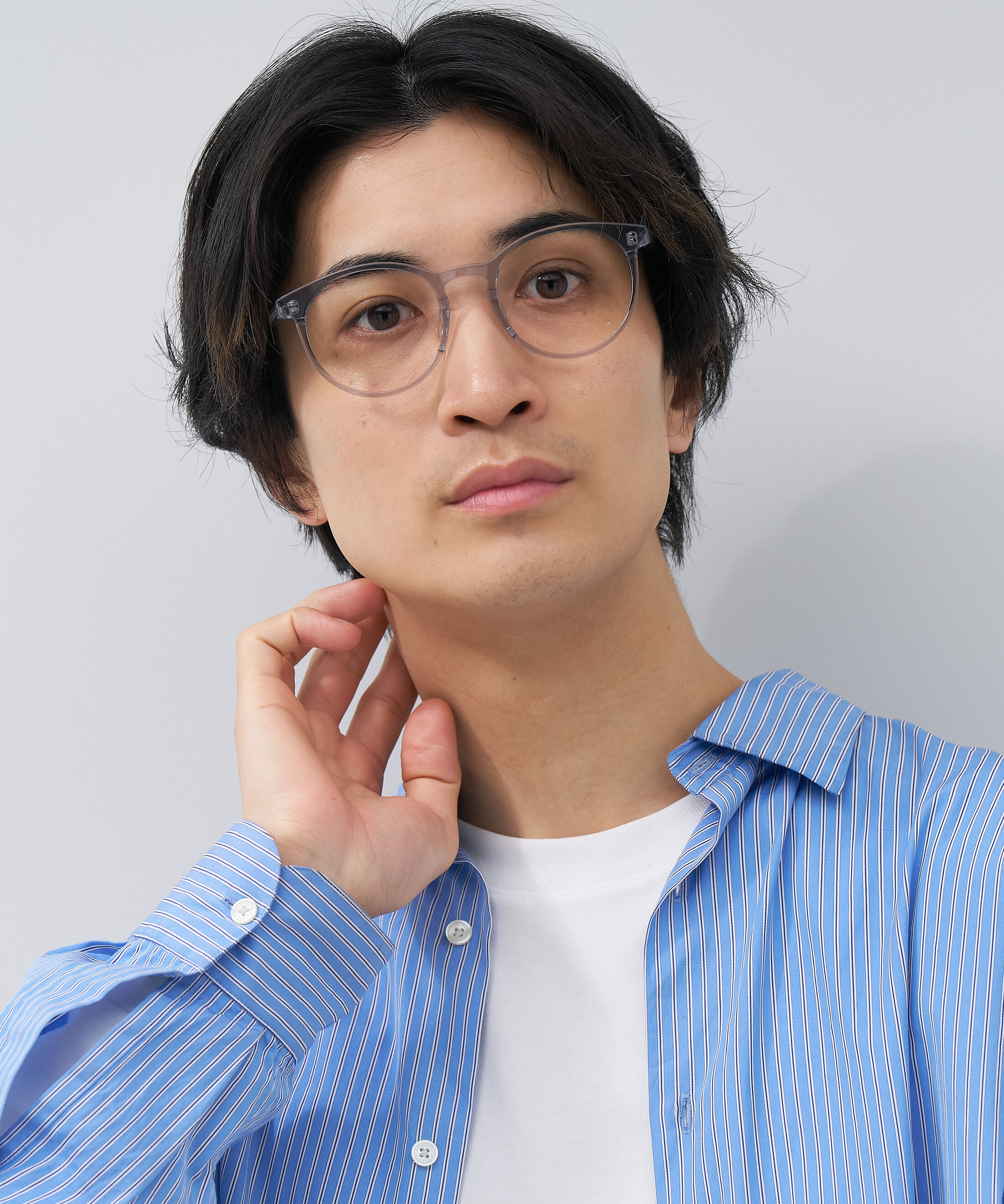  「ボストン型 メガネ｜やわらかいラインのボストンフレーム  レンズ交換券付き」|メガネ|