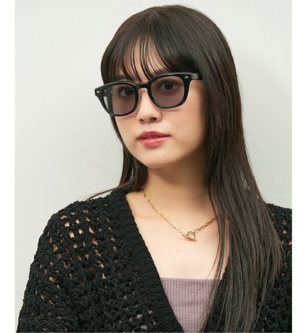  「【WEB限定】Zoff｜emiri ウェリントン型 サングラス UVカット 紫外線対策 辺見えみり」|サングラス|