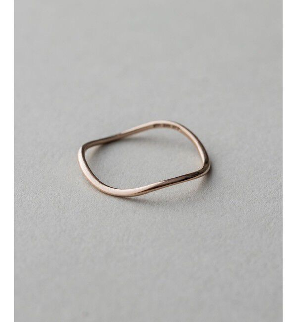 ete「[レイヤード] K10 ウェーヴ リング」|リング|