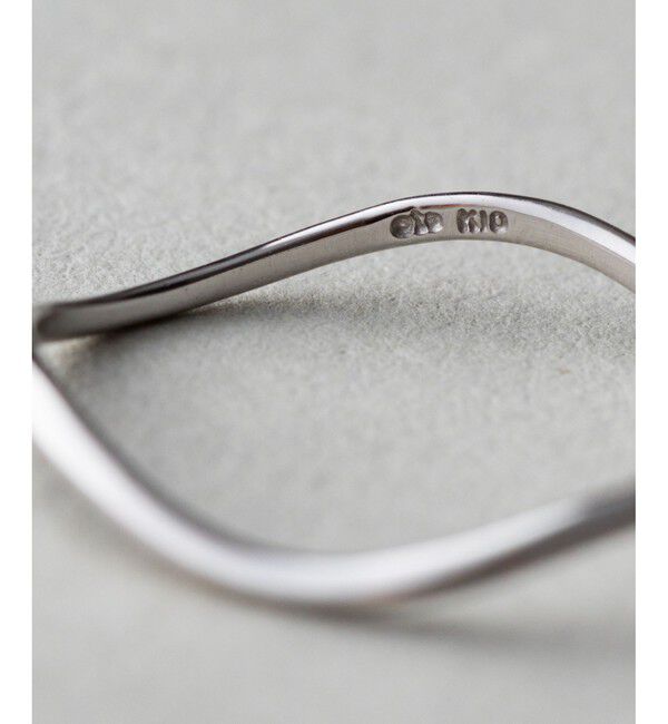 ete「[レイヤード] K10 ウェーヴ リング」|リング|