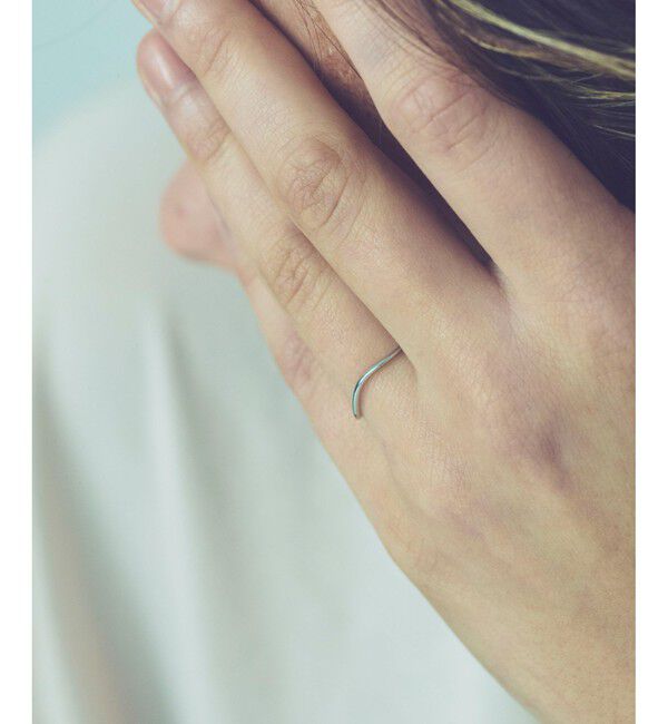 ete「[レイヤード] K10 ウェーヴ リング」|リング|