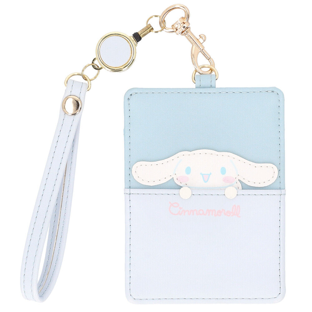 BACKYARD FAMILY「サンリオ リール付きパスケース 通販 パスケース リール付きキーケース パスポーチ」|定期入れ|ブルー1