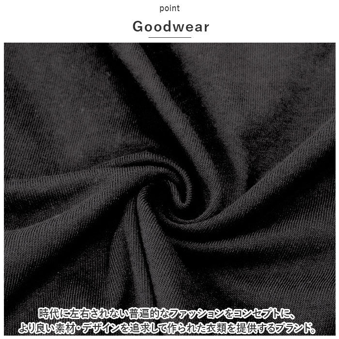 BACKYARD FAMILY「Goodwear グッドウェア 長袖 tシャツ 通販 Tシャツ ロンT ロングシャツ シャツ 袖」|Tシャツ・カットソー|