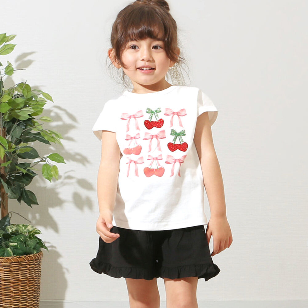 BACKYARD FAMILY「Rora Tシャツ 通販 ローラ チェリーポップ 半袖 カットソー 半袖Tシャツ プリントTシャツ」|その他|レッド1