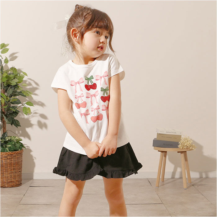 BACKYARD FAMILY「Rora Tシャツ 通販 ローラ チェリーポップ 半袖 カットソー 半袖Tシャツ プリントTシャツ」|その他|