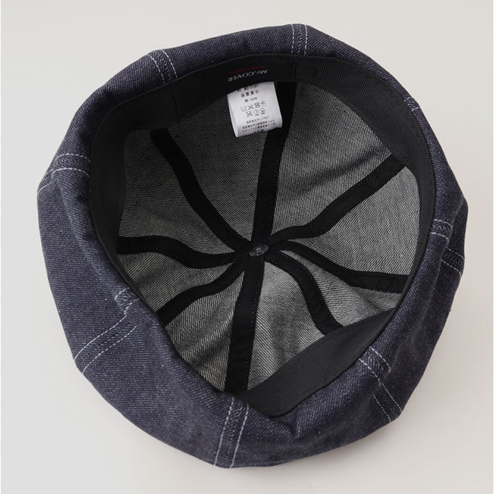 BACKYARD FAMILY「ベレー帽 メンズ 通販 日本製 帽子 ベレー 立体ベレー ボリュームパネルベレー帽 デニム」|その他|