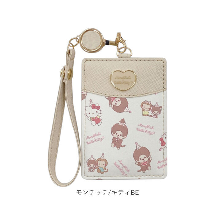BACKYARD FAMILY「パスケース リール付き サンリオ 通販 定期入れ リール付きパスケース リールパスケース」|定期入れ|