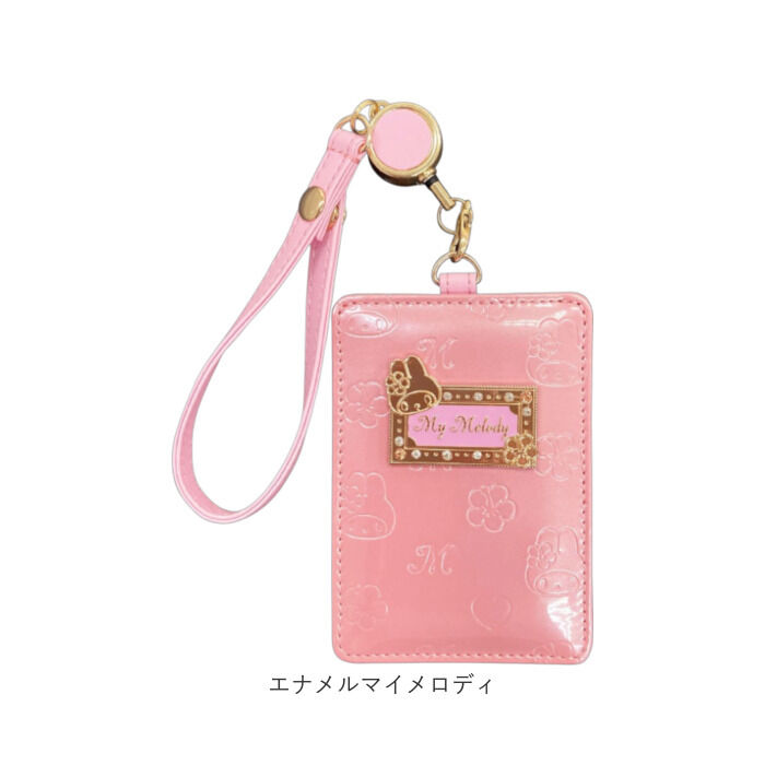 BACKYARD FAMILY「パスケース リール付き サンリオ 通販 定期入れ リール付きパスケース リールパスケース」|定期入れ|