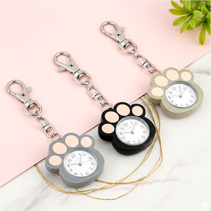 BACKYARD FAMILY「懐中時計 レディース 通販 catmint キャットミント チャームウォッチ 肉球チャームウォッチ」|腕時計|