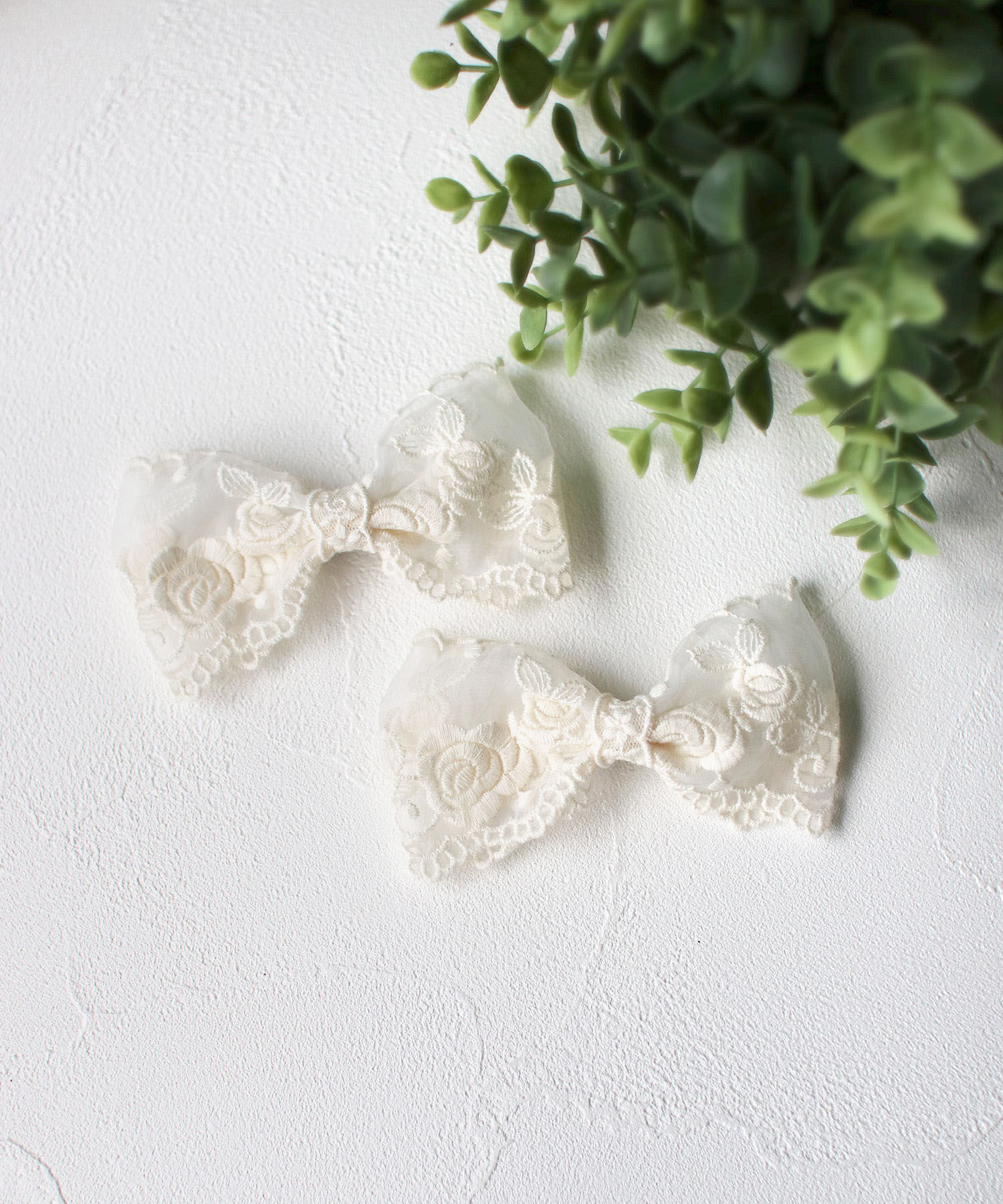 BACKYARD FAMILY「Rora ヘアクリップ キッズ 2個セット 通販 ナイリー リボン 大きめ レース ヘアークリップ」|その他|