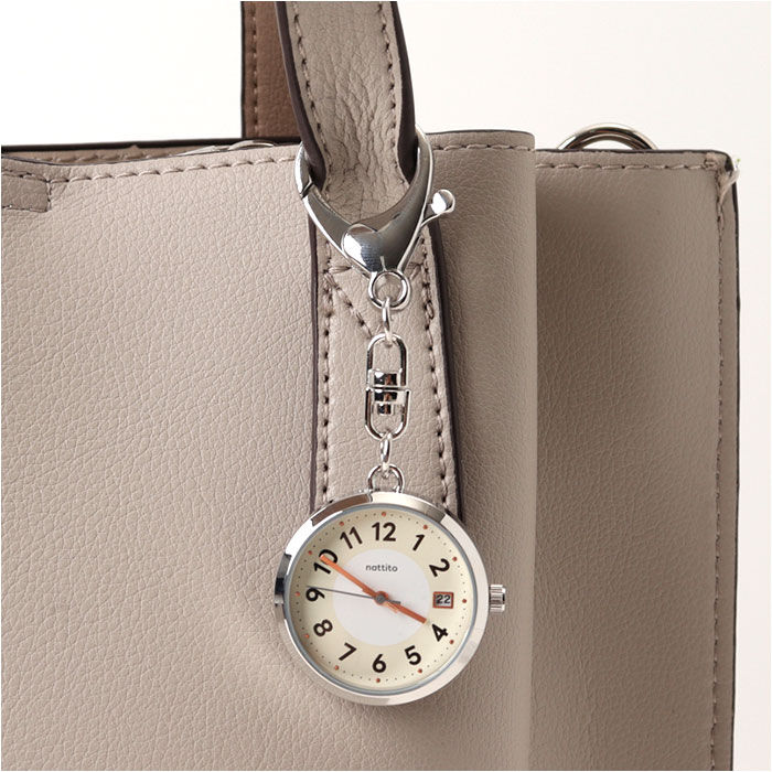 BACKYARD FAMILY「レディース 懐中時計 通販 時計 バックチャーム キーチェーン アナログ時計 ナースウォッチ」|腕時計|