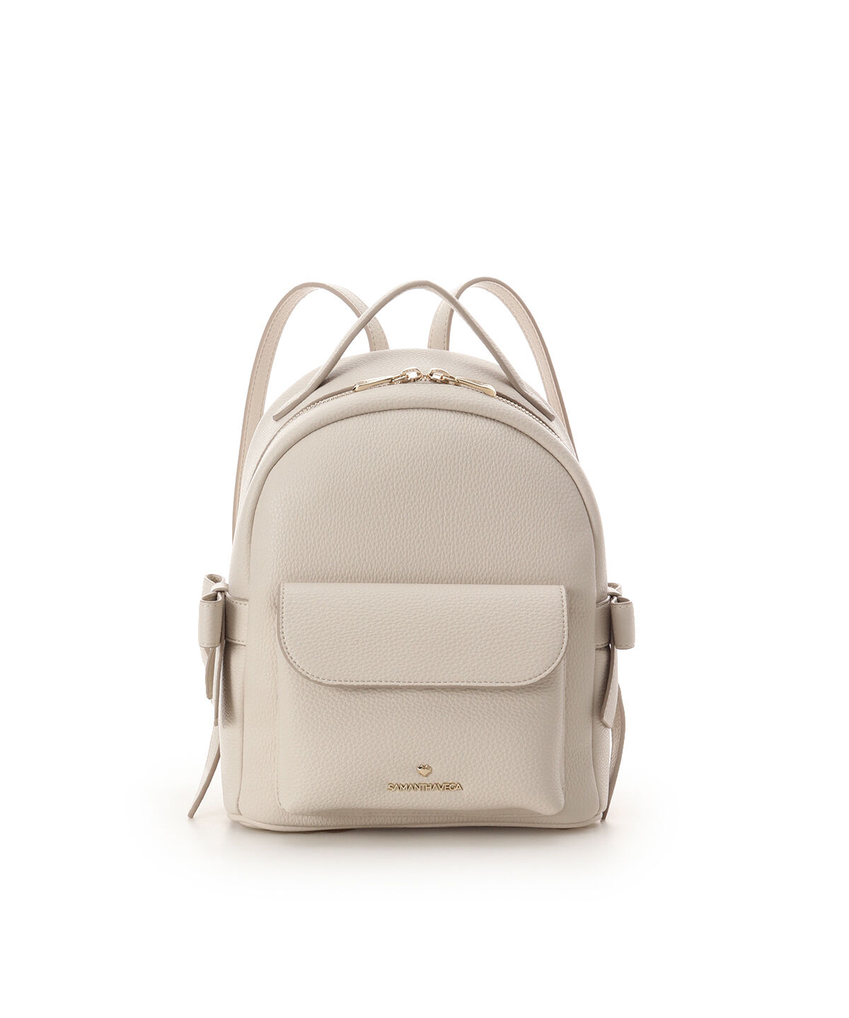 Samantha Vega「スクエアリボンリュック」|リュック|オフホワイト