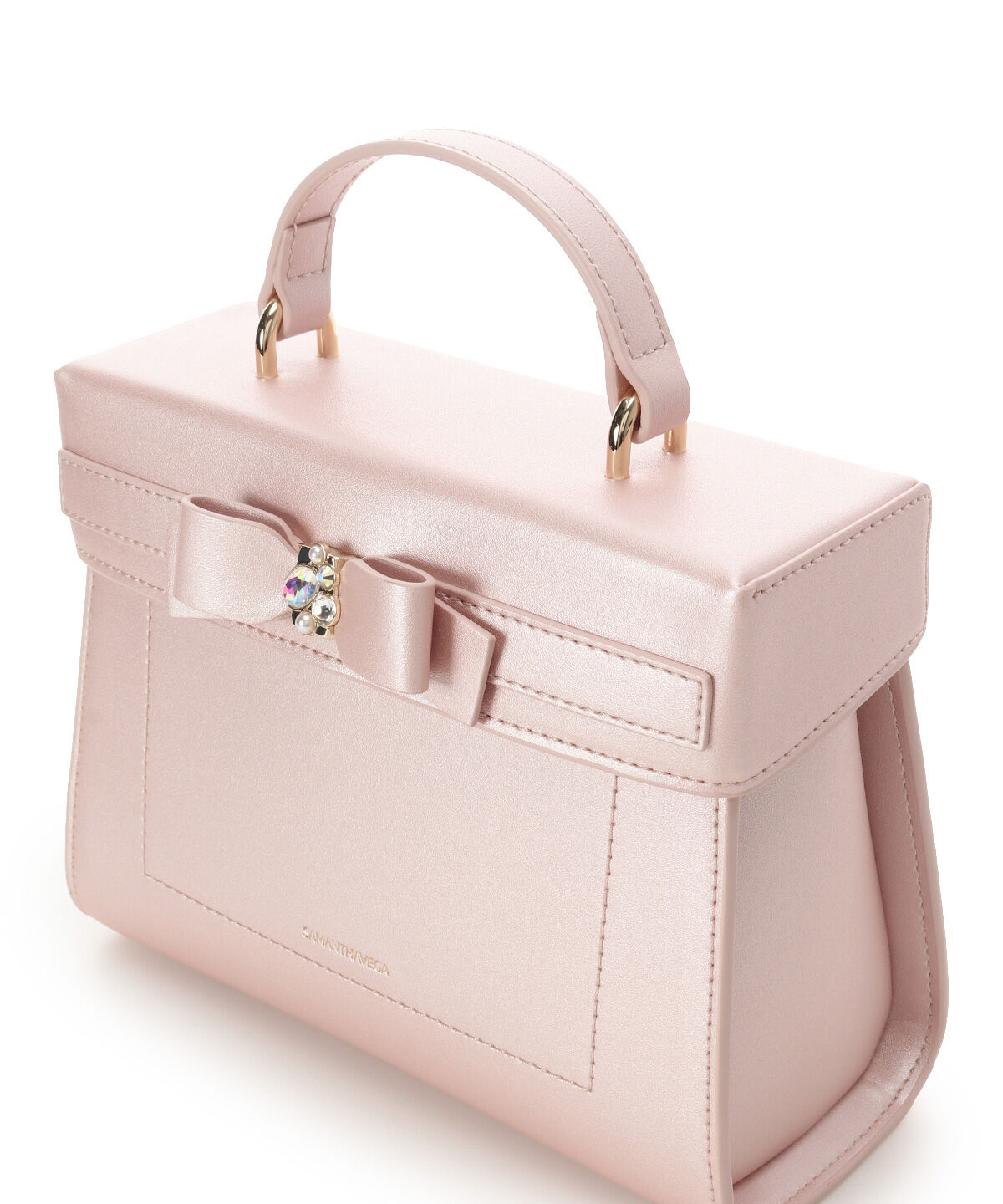 Samantha Vega「パールカラージュエルリボンバニティバッグ」|ショルダー・メッセンジャー|