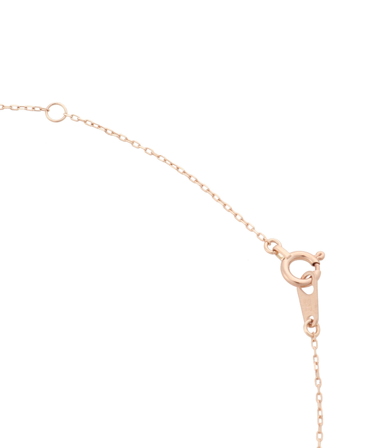 Samantha Tiara「K10 PG　ローズクォーツハートネックレス(大)」|ネックレス|