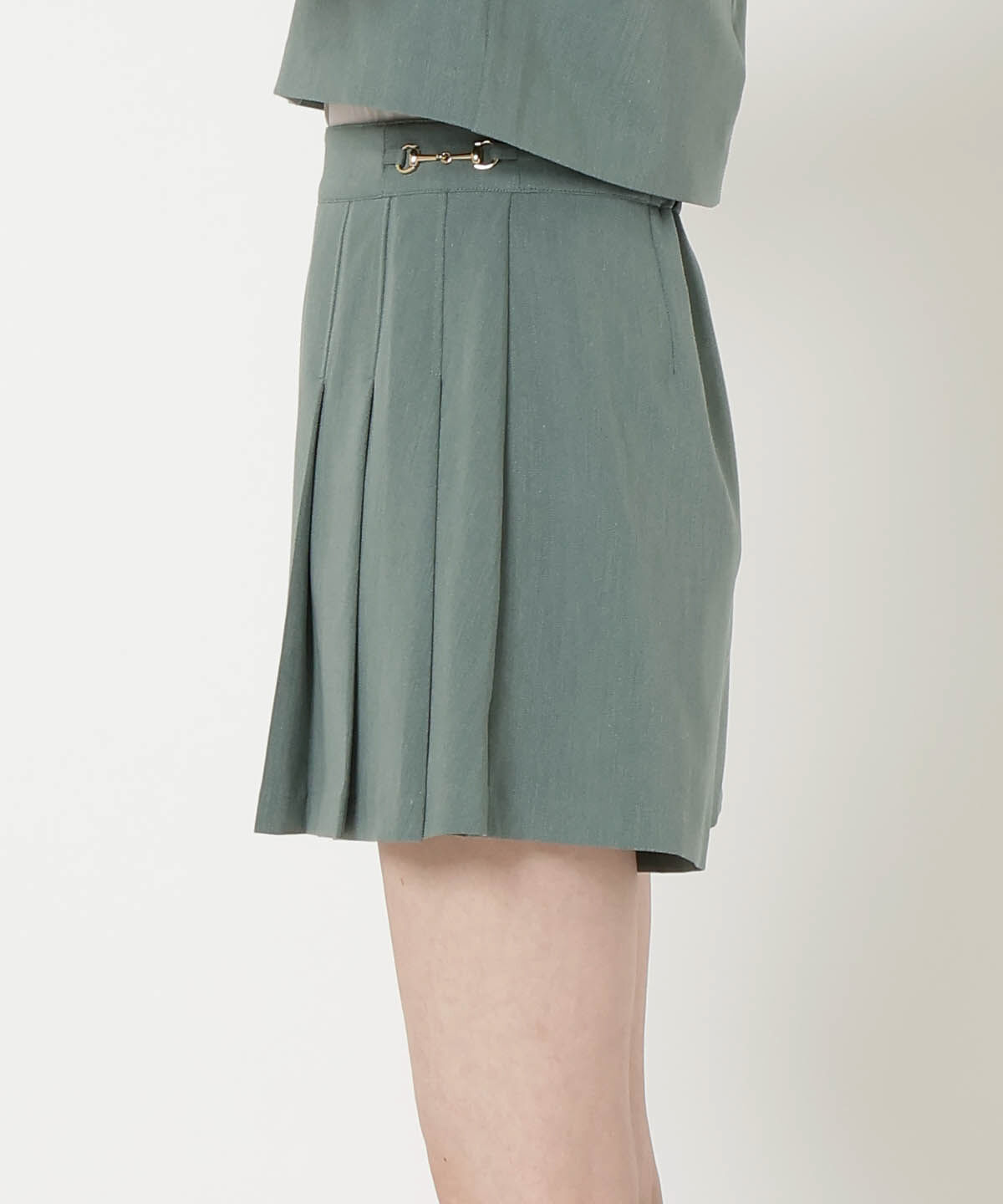 REDYAZEL「サイドビットプリーツスカパン」|キュロット|