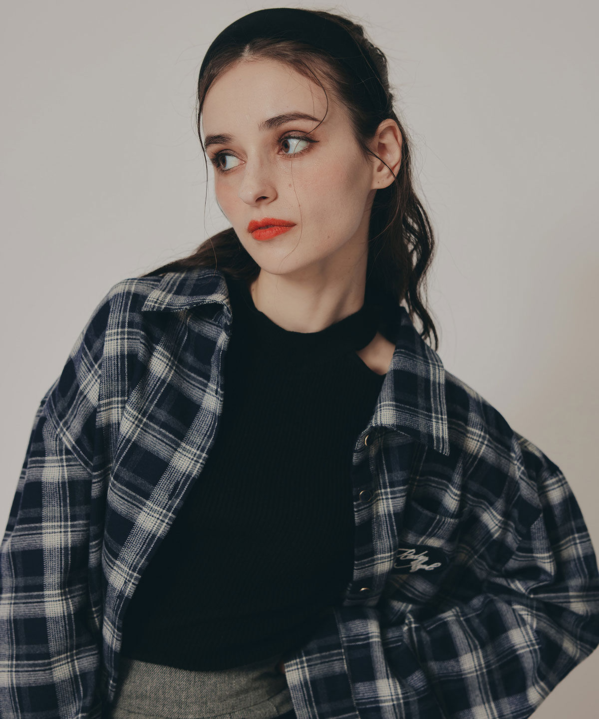 REDYAZEL「ロゴワッペンオーバーシャツ」|シャツ・ブラウス|