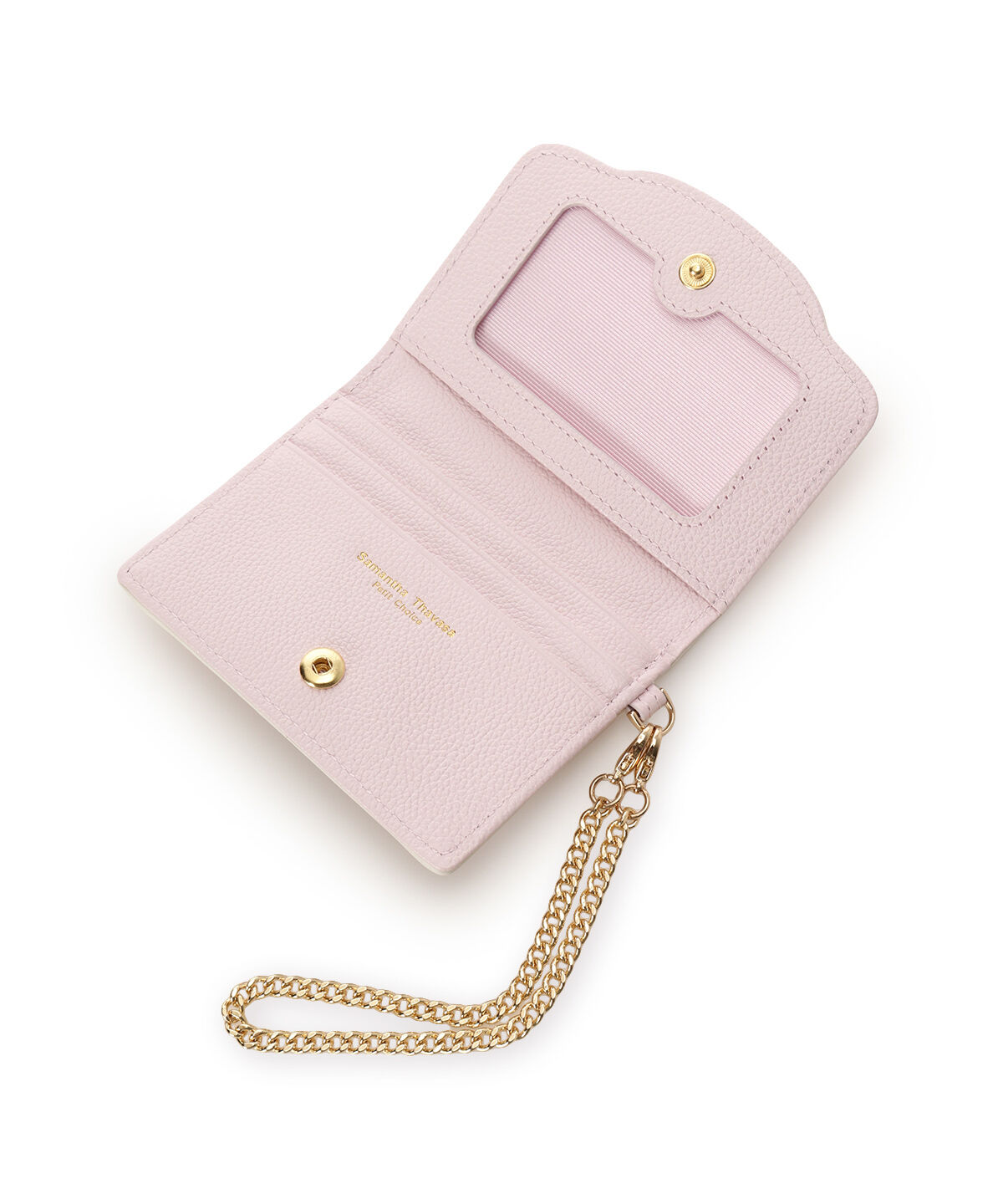 Samantha Thavasa Petit Choice「フープラインビジュー パスケース」|定期入れ|