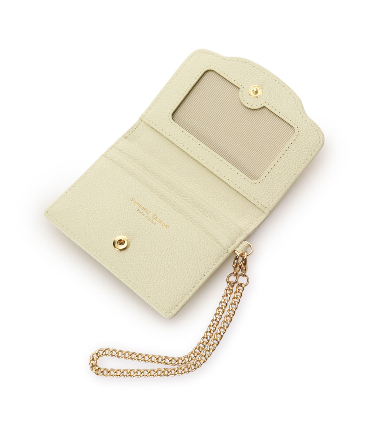 Samantha Thavasa Petit Choice「フープラインビジュー パスケース」|定期入れ|