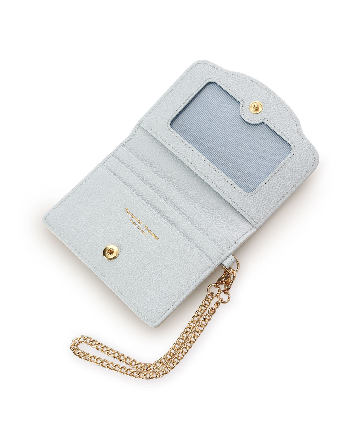 Samantha Thavasa Petit Choice「フープラインビジュー パスケース」|定期入れ|