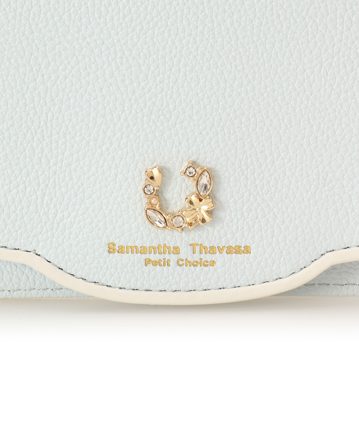 Samantha Thavasa Petit Choice「フープラインビジュー パスケース」|定期入れ|