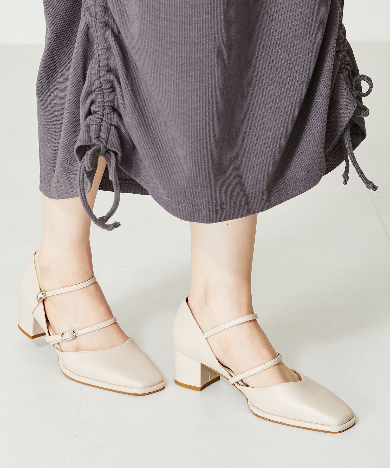 ORiental TRaffic「ダブルストラップヒールパンプス/41108」|パンプス|