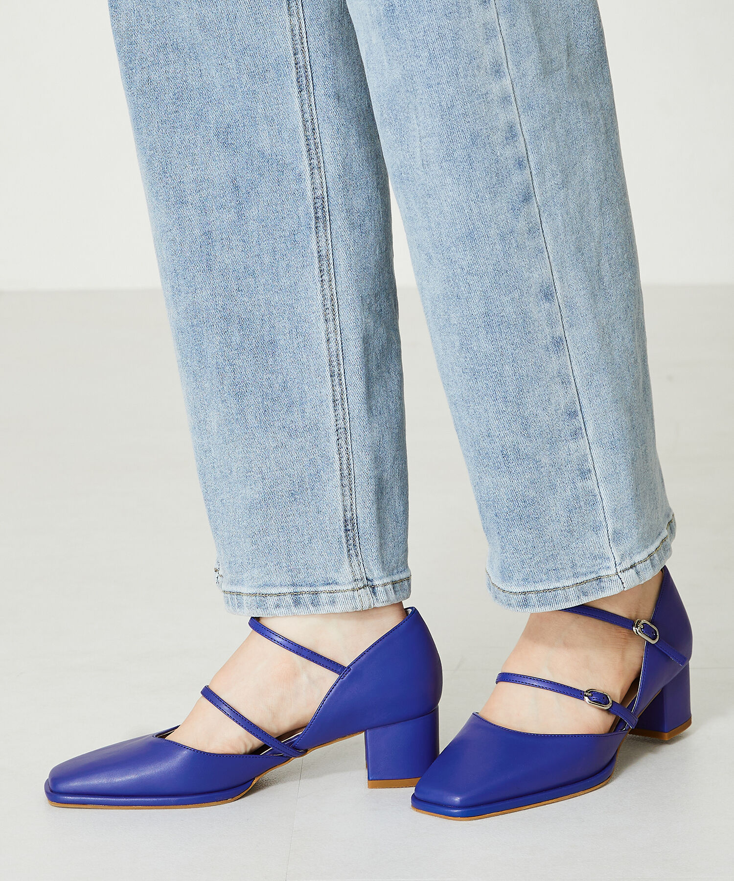 ORiental TRaffic「ダブルストラップヒールパンプス/41108」|パンプス|