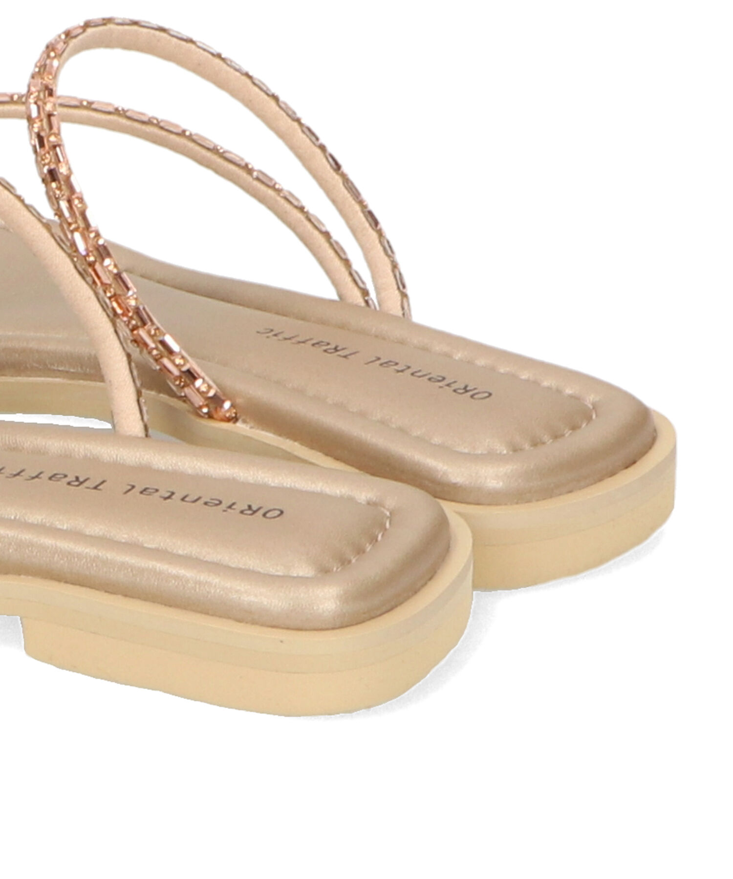 ORiental TRaffic「【トレンド】パールトングフラットサンダル/41246 サンダル」|サンダル|