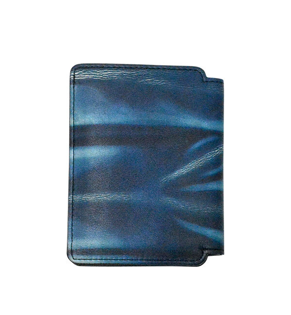 Kinuya Indigo「W410 本革　藍染め　絞り　Wallet」|財布|