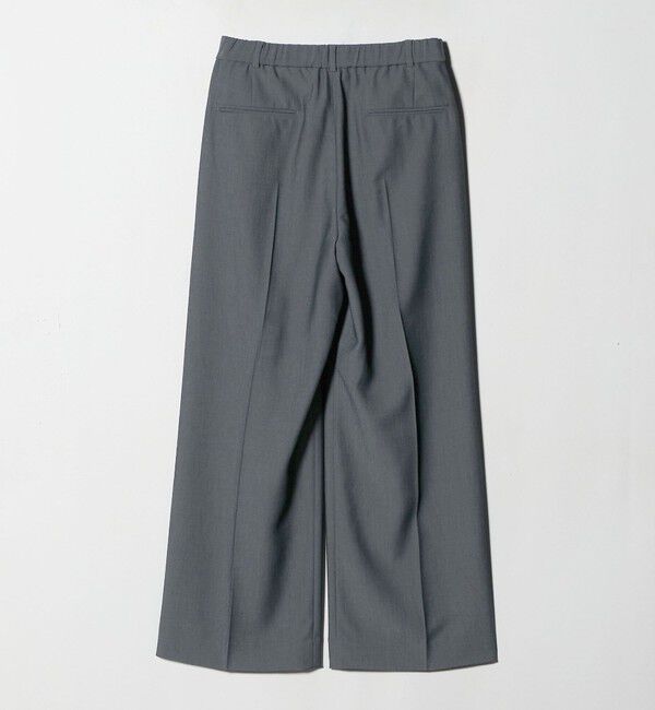 UNITED ARROWS「2タック デニムライク ワイド パンツ ‐ウォッシャブル‐」|チノ|