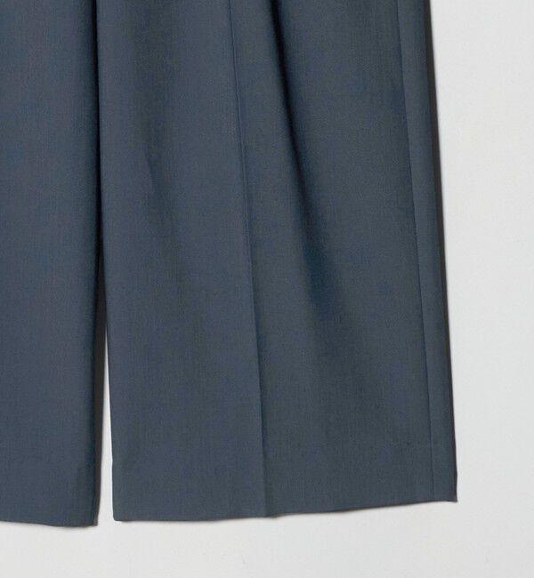 UNITED ARROWS「2タック デニムライク ワイド パンツ ‐ウォッシャブル‐」|チノ|