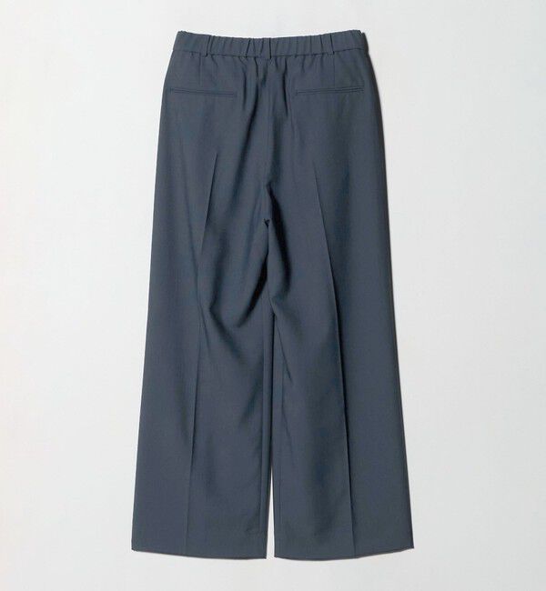 UNITED ARROWS「2タック デニムライク ワイド パンツ ‐ウォッシャブル‐」|チノ|