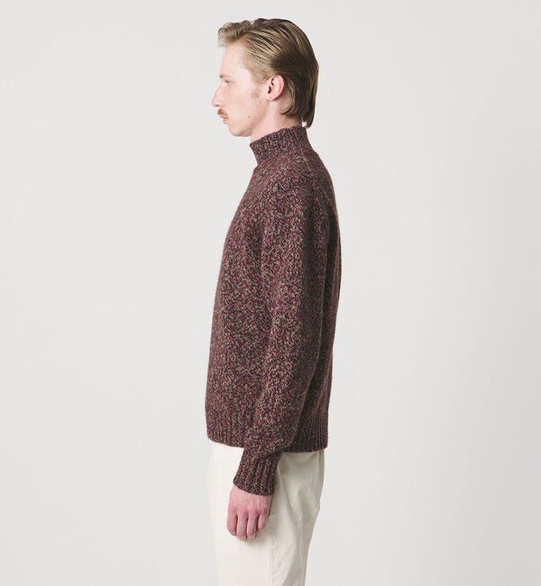 UNITED ARROWS「＜SOVEREIGN＞ ウール カシミヤ ムリネ ハイネック ニット」|ニット・セーター|