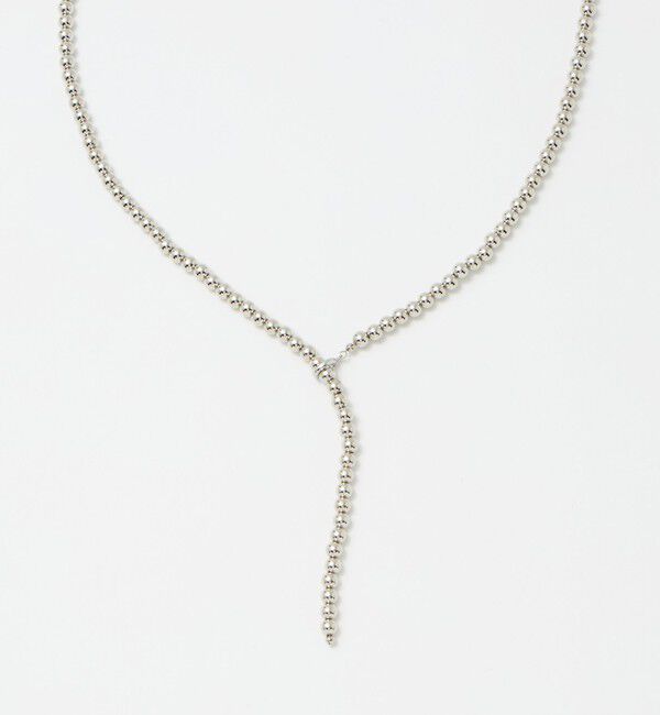 UNITED ARROWS「メタルボール アジャスタブル ネックレス」|ネックレス|