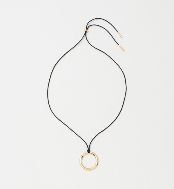 UNITED ARROWS「リング コードネックレス」|ネックレス|GOLD