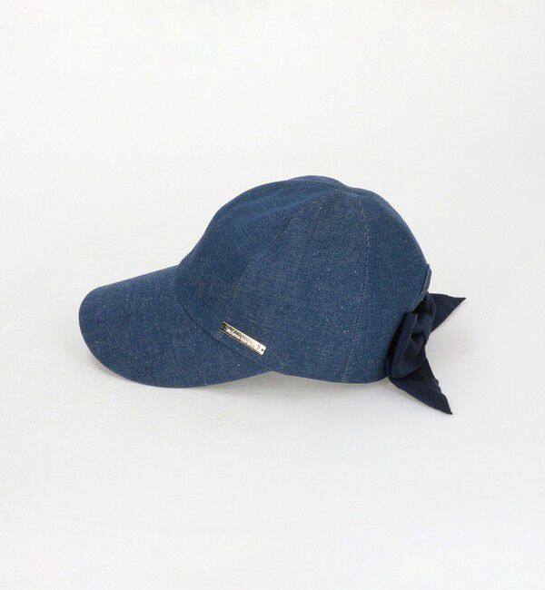 UNITED ARROWS「＜Athena New York＞BECKY リボン キャップ」|キャップ・キャスケット|COBALT