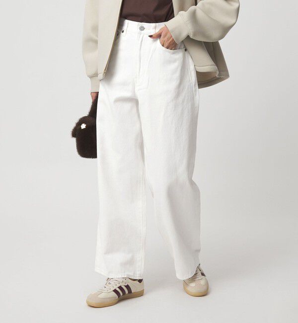 UNITED ARROWS green label relaxing「［size SHORT/TALLあり］ワイド デニム パンツ」|デニム|