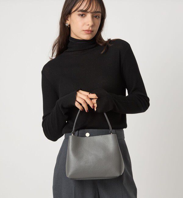 UNITED ARROWS green label relaxing「＜MARCO BIANCHINI＞ボックス バッグ」|ショルダー・メッセンジャー|DK.GRAY