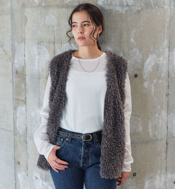 UNITED ARROWS green label relaxing「シアー ロングスリーブ Tシャツ」|Tシャツ・カットソー|OFF WHITE