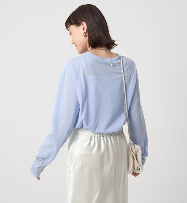 UNITED ARROWS green label relaxing「シアー ロングスリーブ Tシャツ」|Tシャツ・カットソー|