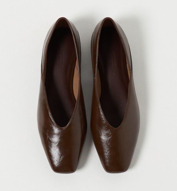 UNITED ARROWS green label relaxing「スクエア 2WAY フラットシューズ」|ローファー|