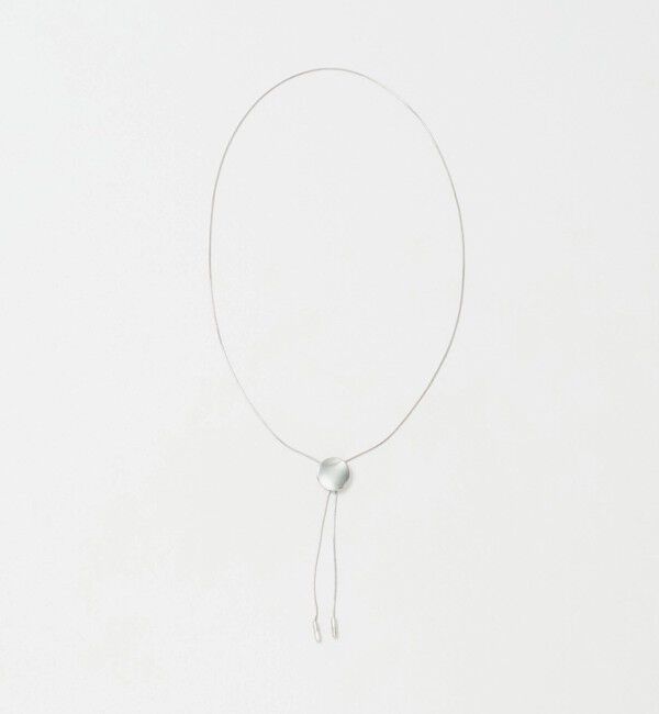 UNITED ARROWS green label relaxing「サークルプレート Yスライド ネックレス」|ネックレス|