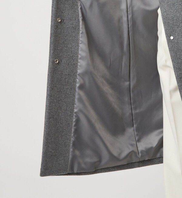 UNITED ARROWS green label relaxing「［size SHORTあり］SENTDALE WOOL セントデールウール ノーカラー コート」|ノーカラーコート|