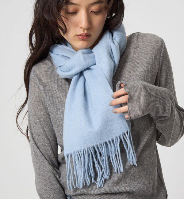 UNITED ARROWS green label relaxing「ウール 無地 マフラー / ストール」|ストール|