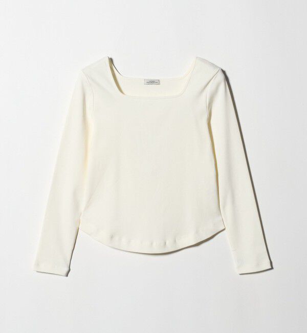 UNITED ARROWS green label relaxing「デコルテ フライス ロングスリーブ プルオーバー」|Tシャツ・カットソー|