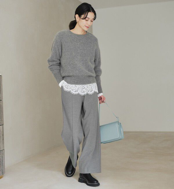 UNITED ARROWS green label relaxing「【結論シリーズ】ふれてヘアリーニット」|ニット・セーター|