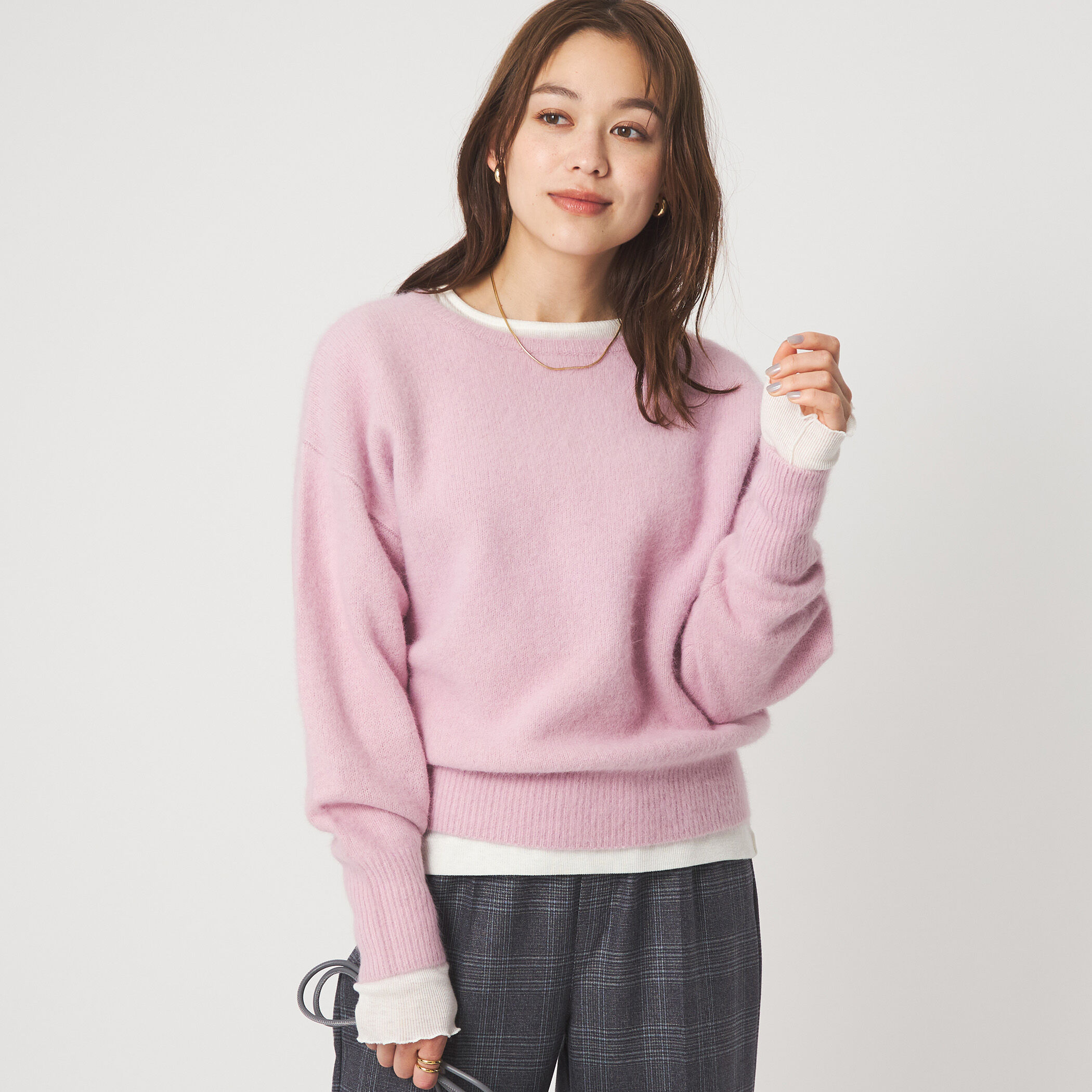 UNITED ARROWS green label relaxing「【結論シリーズ】ふれてヘアリーニット」|ニット・セーター|