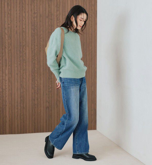 UNITED ARROWS green label relaxing「【結論シリーズ】ふれてヘアリーニット」|ニット・セーター|