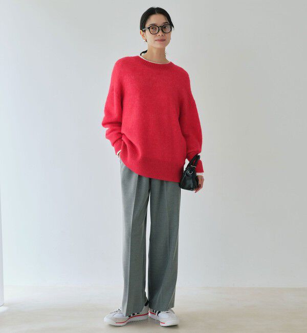 UNITED ARROWS green label relaxing「アルパカブレンド クルーネック プルオーバー ニット」|ニット・セーター|