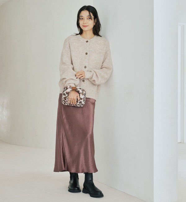 UNITED ARROWS green label relaxing「アルパカブレンド クルーネック カーディガン」|カーディガン|