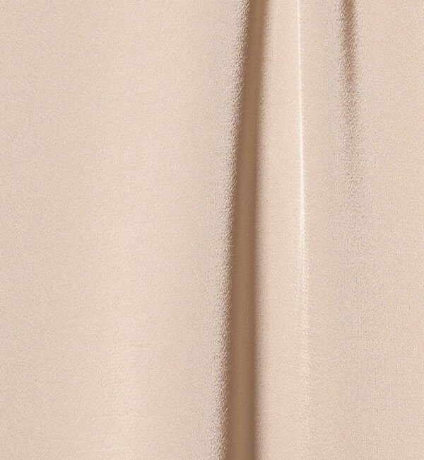 UNITED ARROWS green label relaxing「サテン スタンドネック ギャザー ブラウス」|シャツ・ブラウス|